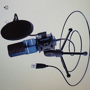 TONOR USB Microphone TC-777 computer condenser PC gaming stream mic tripod NEW